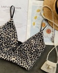 Heather Animal Print Bralette