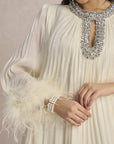 Heather Pleated Luxe Maxi Dress