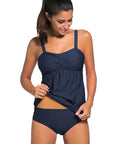 Fema Navy Blue Tankini Set