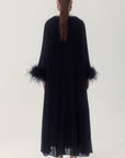 Heather Pleated Luxe Maxi Dress