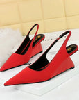 Mid Low Wedges Heels
