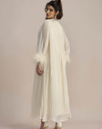 Heather Pleated Luxe Maxi Dress