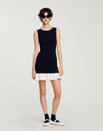 VERV Sondra Pearl Knit Short Dress