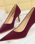 Pointed Plum Shoes