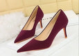 Pointed Plum Shoes