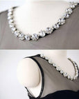 VERV Stone Studded Black Skater Dress