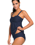 Fema Navy Blue Tankini Set