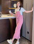 Korean Style Bib Jumpsuit Set