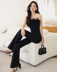 Charlotte Feathery Jumpsuit