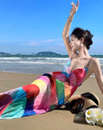 Multicolor Beach Dress