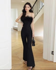 Charlotte Feathery Jumpsuit