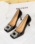 Rhinestone Pump Heels