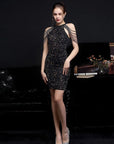 Kaya Sequin Partywear Dress