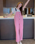 Korean Style Bib Jumpsuit Set