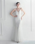 Evelyn Gauze Sequin Gown