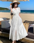 French Style Embroidery Dress