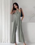 Adriana Pleated Jumpsuit