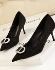 Dior Metal Buckle Heels