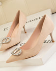 Dior Metal Buckle Heels