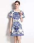 Hope Porcelain Printed Dress