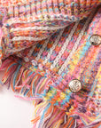 Jordyn Multicolor Tassel Coat