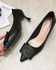 Georgina Buckle Kitten Heels