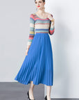 Meadow Pleated Skirt Set