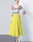 Meadow Pleated Skirt Set