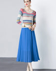 Meadow Pleated Skirt Set
