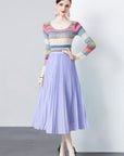 Meadow Pleated Skirt Set