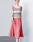 Meadow Pleated Skirt Set