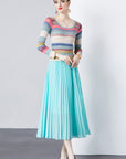 Meadow Pleated Skirt Set