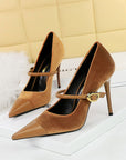 Rory Suede Pumps- High