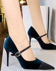 Rory Suede Pumps- High
