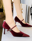 Rory Suede Pumps Low Heels
