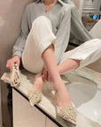 Zoey Luxe Beaded Mules
