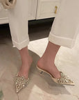 Zoey Luxe Beaded Mules