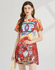 Fury Printed Shift Dress