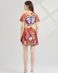 Fury Printed Shift Dress