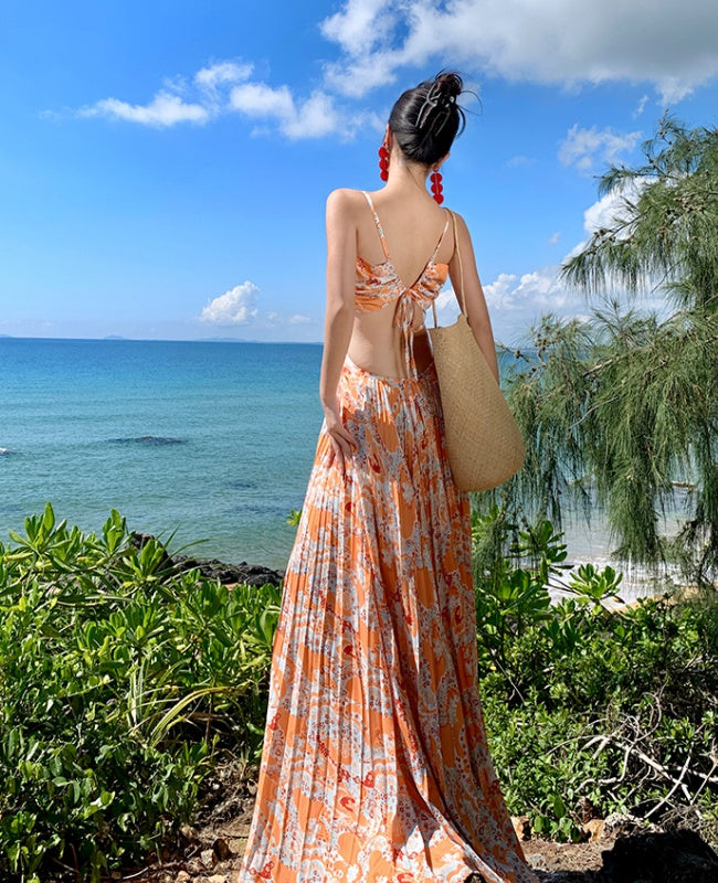 Vacation Halter Dress VRV LABEL Vacation Halter Dress VRV LABEL
