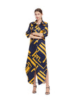 Dakota Printed Long Shirt Dress