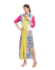 Dakota Printed Long Shirt Dress