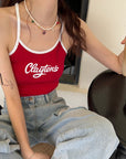Jane Printed Built-In Bra Top