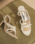 Mabela Pearl String Sandals