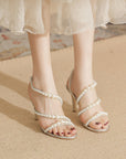 Mabela Pearl String Sandals