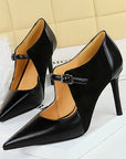 Brooklynn High Heel Buckled Shoes