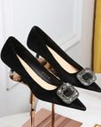 Fiona Buckled Kitten Shoes
