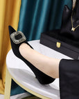 Fiona Buckled Kitten Shoes