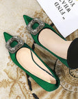 Fiona Buckled Kitten Shoes