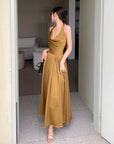 Freya Satin Halter Dress